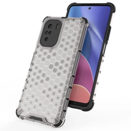 HURTEL ETUI PANCERNE DO XIAOMI K40 PRO+ K40 PRO K40 POCO F3 Z ŻELOWĄ RAMKĄ