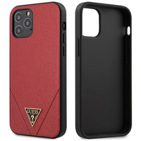 Guess GUHCP12LVSATMLRE iPhone 12 Pro Max 6,7"  czerwony/red hardcase Saffiano