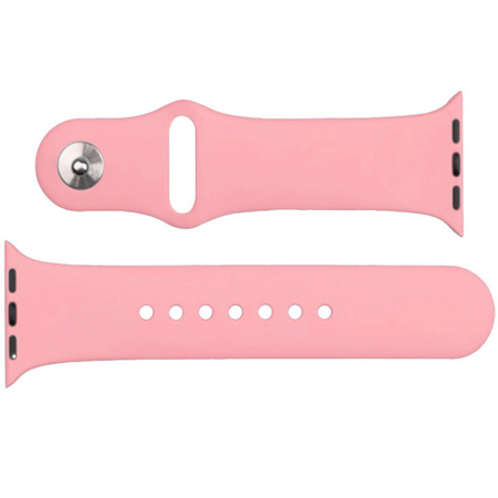 Silicone Strap APS silikonowa opaska do Watch Ultra / 8 / 7 / 6 / 5 / 4 / 3 / 2 / SE (49 / 45 / 44 / 42mm) pasek bransoleta do zegarka różowy