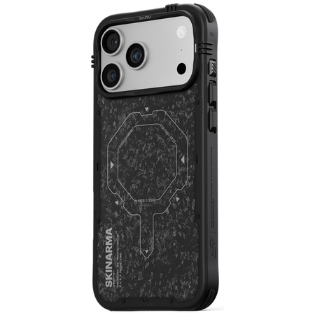 Etui Skinarma Vektor MagSafe do iPhone   17 Pro onyx