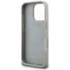 Etui Karl Lagerfeld Grained Pattern &    Logo MagSafe do iPhone 16 Pro szary