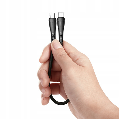 MCDODO KRÓTKI KABEL ANDROID AUTO USB-C USB-C SZYBKIE ŁADOWANIE USB TYP C