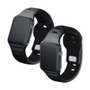 38/40/41/42 mm Black (small) - 3mk Silicone Watch Strap for Apple