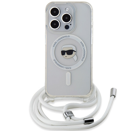 KARL LAGERFELD POKROWIEC CROSSBODY DO IPHONE 15 PRO 6.1 KARL HEAD
