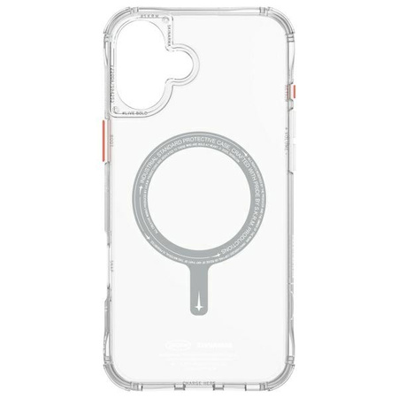 Skinarma etui Saido iPhone 16 6.1       Magnetic Charging przezroczysty/clear