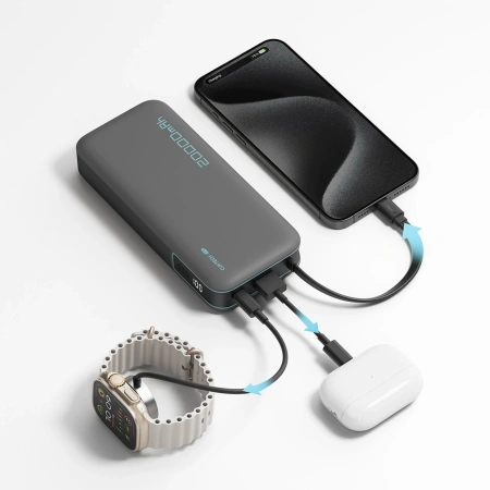 CUKTECH POWERBANK CUKP200NGLDG 55W 20000MAH DO TELEFONÓW TABLETÓW Z WBUDEM