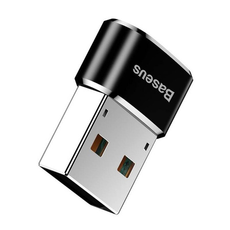 Baseus adapter przejściówka ze złącza USB Type-C na USB czarny (CAAOTG-01)