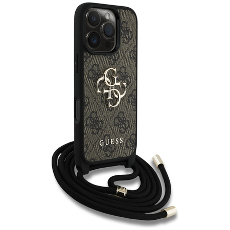 GUESS ETUI 4G BIG LOGO DO IPHONE 16 PRO MODNY POKROWIEC Z PASEM DO NOSZENIA