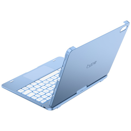 Etui Typecase Flexbook Touch             z klawiaturą do iPad 11" (A16) 2025 / iPad 10.9" 2022 jasno niebieski