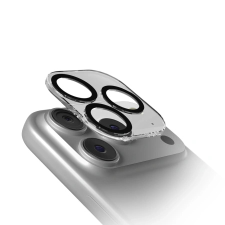 SBS SZKŁO OCHRONNE CAMERA GLASS DO IPHONE 17 PRO Z TECHNOLOGIĄ D3O OCHRONY