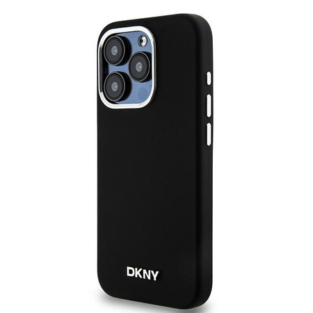 DKNY HARDCASE DO IPHONE 15 PRO DO MAGSAFE LIQUID SILICONE SMALL METAL LOGO