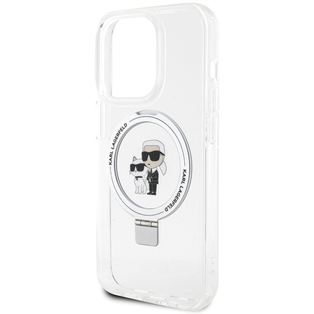 KARL LAGERFELD ETUI DO IPHONE 14 PRO 6.1 HARDCASE RING STAND DO MAGSAFE