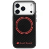 AUDI ETUI RSQ CARBON FIBER SPORT RED CIRCLE DO IPHONE 17 PRO MAGSAFE