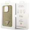 Etui Guess GUHCP14LHDGTPD na iPhone 14 Pro - złote Rhinestone Triangle