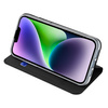 Etui do iPhone 15 Plus pokrowiec z klapką i portfelem Dux Ducis Skin Pro - czarne