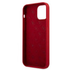Guess GUHCP12SLSLMGRE iPhone 12 mini 5,4" czerwony/red hardcase Metal Logo Script