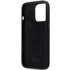 Etui Karl Lagerfeld KLHCP14LSMHCNPK na iPhone 14 Pro - czarne Silicone C Metal Pin