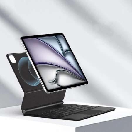 Etui Tech-Protect Smartcase Magnetic z klawiaturą na iPad Pro 12.9” 2020 / 2021 / 2022 / iPad Air 13” 2024 / 2025 - czarne