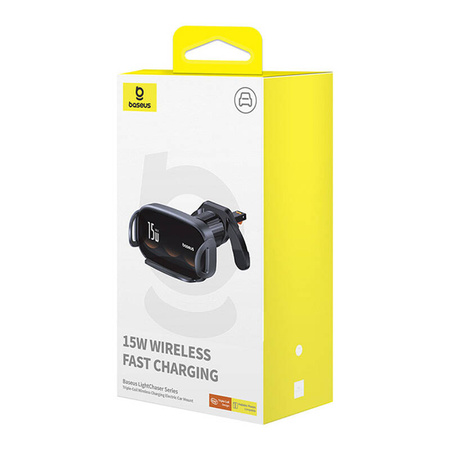 BASEUS SAMOCHODOWY UCHWYT Z ŁADOWARKĄ DO TELEFONÓW 10W INDUKCYJNE ŁADOWANIE