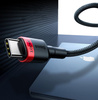 Baseus Cafule nylonowy kabel przewód USB Typ C Power Delivery 2.0 100W 20V 5A 2m czarny (CATKLF-AL91)