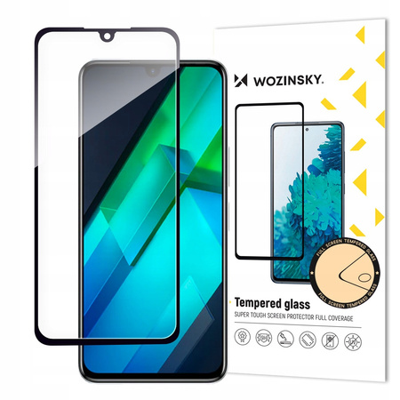 WOZINSKY SZKŁO HARTOWANE FULL GLUE DO INFINIX NOTE 12 G96 NA EKRAN Z RAMKĄ
