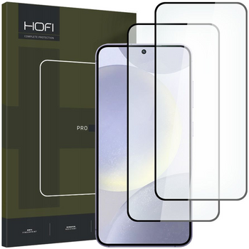 SZKŁO HARTOWANE HOFI GLASS PRO+ 2-PACK GALAXY S24 BLACK