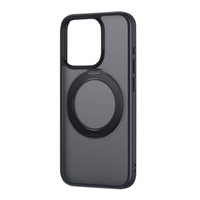BASEUS ETUI Z STOJAKIEM SKYRING 360° DO IPHONE 15 + SZKŁO HARTOWANE