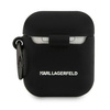 Karl Lagerfeld KLACA2SILCHBK AirPods cover czarny/black Silicone Choupette