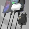 Ładowarka sieciowa Dudao A27STEU 25W GaN USB-A z kablem USB-A - USB-C - czarna