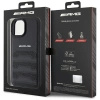 Etui AMG Leather Debossed Lines do iPhone 15 Plus - czarne