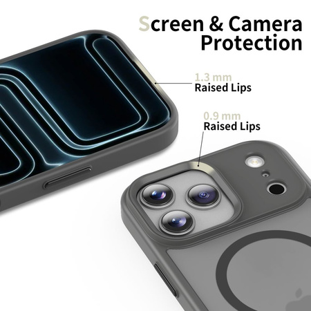 TECH-PROTECT MAGMAT MAGSAFE IPHONE 17 PRO MATTE CRAYON GREY