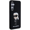 Etui Karl Lagerfeld Silicone Ikonik na Samsung Galaxy S24+ - czarne