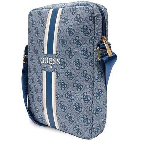 Torba Guess GUTB10P4RPSB 10" - niebieskie 4G Stripes Tablet Bag