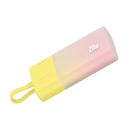BASEUS POWERBANK POPSICLE 5200MAH 20W DO TELEFONÓW APPLE Z WBUDEM KABLEM