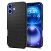 SPIGEN ETUI LIQUID AIR DO IPHONE 16 PLUS ANTYWSTRZĄSOWE OCHRONA MATTE BLACK