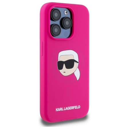 KARL LAGERFELD ETUI DO IPHONE 15 PRO MAX 6.7 HARDCASE SILICONE KARL HEAD