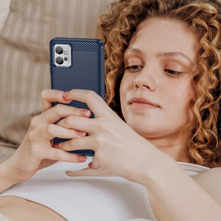 HURTEL ETUI CASE KARBONOWE DO REALME C35 SILIKONOWY POKROWIEC ELASTYCZNY