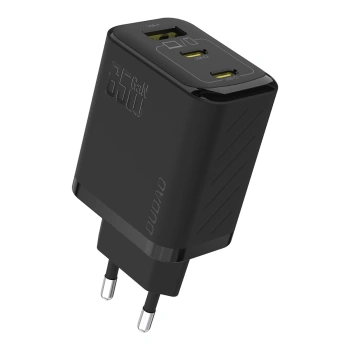 DUDAO ŁADOWARKA SIECIOWA A29 65W GaN DO TELEFONÓW LAPTOPÓW 2X USB-C 1X