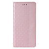Magnet Strap Case etui do Samsung Galaxy S22 Ultra pokrowiec portfel + mini smycz zawieszka różowy