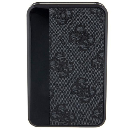 Guess Powerbank 18W GUPB10DP4GEGK 10000mAh czarny/black 4G Leather Metal Logo