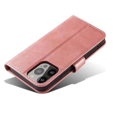 Magnet Case etui Samsung Galaxy S23+ pokrowiec z klapką portfel podstawka różowe