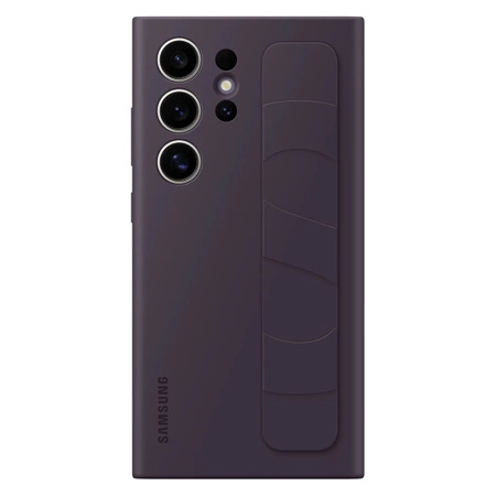 Etui Samsung Standing Grip Case EF-GS928CEEGWW z uchwytem / podstawką do Samsung Galaxy S24 Ultra - ciemnofioletowe