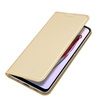 Dux Ducis Skin Pro etui do Xiaomi Redmi 11A / Poco C55 / Redmi 12C pokrowiec z klapką portfel na kartę podstawka złote