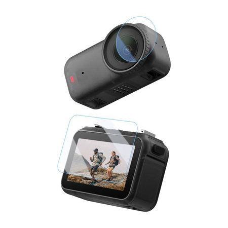 Hartowane Szkło Ochronne i Folia na Obiektyw PULUZ do DJI Osmo Nano