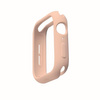 UNIQ etui Lino Apple Watch Series 4/5/6/SE 44mm. różowy/blush pink