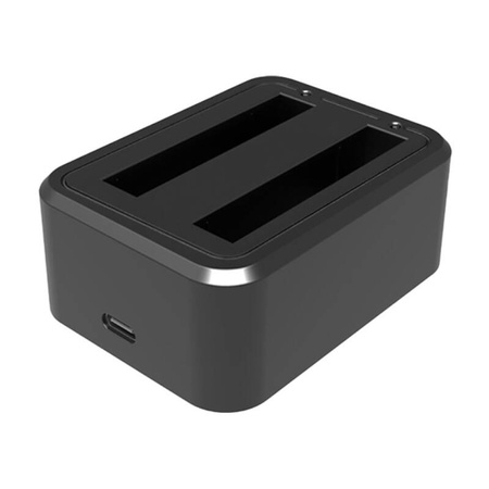 PULUZ ŁADOWARKA USB DO INSTA360 X3 ZASILANIE DWUKANAŁOWE SZYBKIE ŁADOWANIE