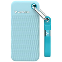 Dysk Zewnętrzny Verbatim Pocket SSD 2TB  USB-C 3.2 gen.2 czarny-polarny niebieski 32325