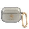 Guess GUAPUCG4GK AirPods Pro cover czarny/black Glitter Collection