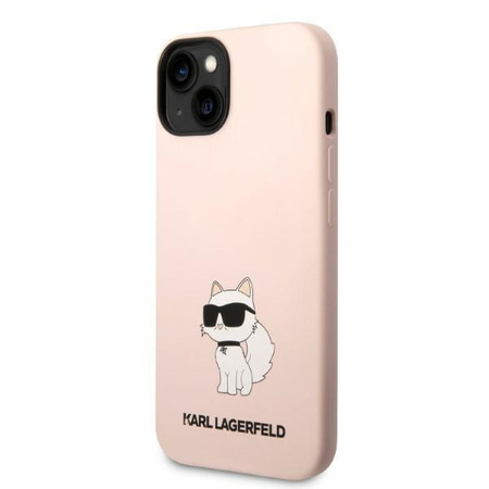 Karl Lagerfeld KLHCP14MSNCHBCP iPhone 14 Plus 6,7" hardcase różowy/pink Silicone Choupette