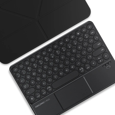 Etui z klawiaturą AMAZINGTHING Minimal Case Keylite Combo na iPad 11" 2025 - czarne